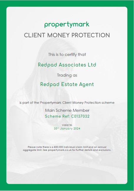 Redpad Estate Agents | Tenant Fees | April 2024